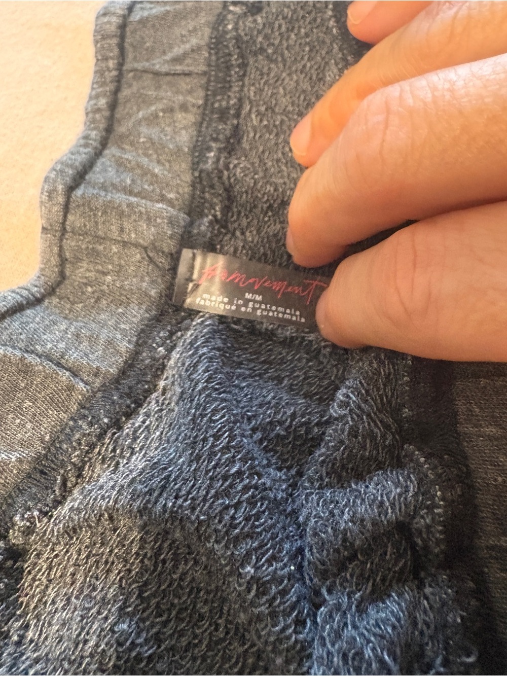 NWOT Free People Movement Around We Go Shorts in Charcoal Gray - Picture 6 of 7